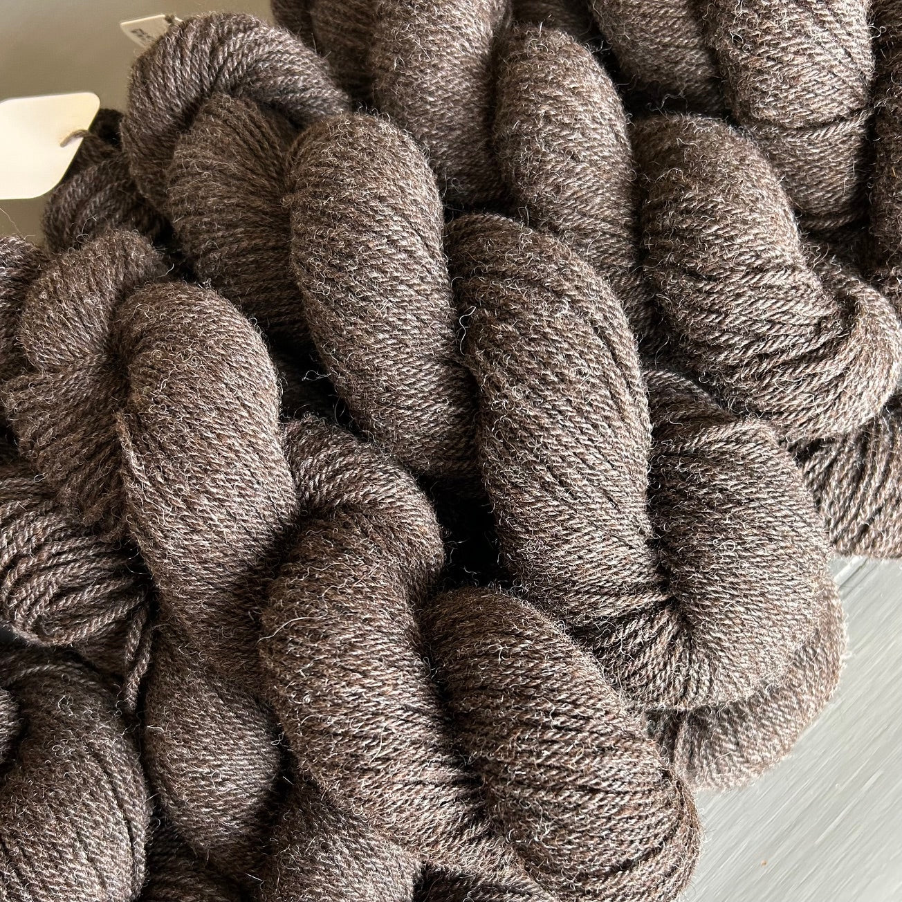 Dark Rose Gray Alpaca & Merino Worsted