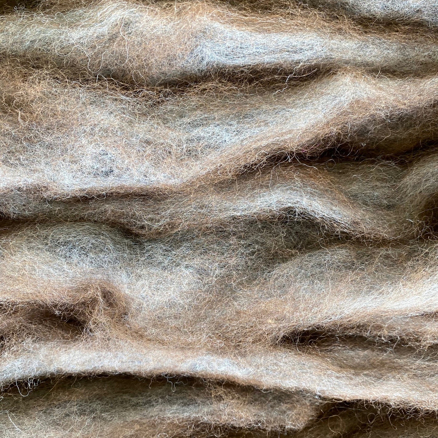 3-Way Swirl Alpaca/Wool Roving (4 oz)