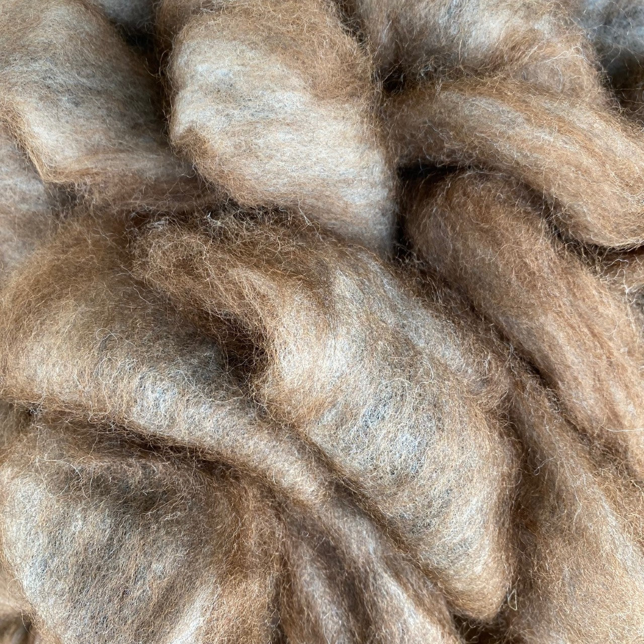 3-Way Swirl Alpaca/Wool Roving (4 oz)