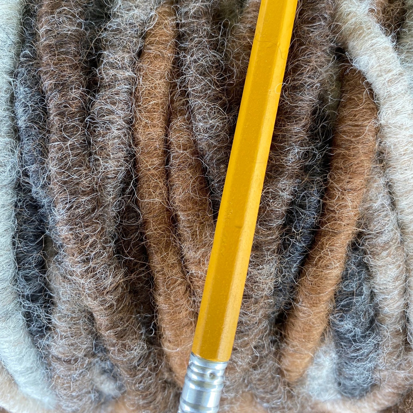 Variegated Alpaca Rug Yarn Bump