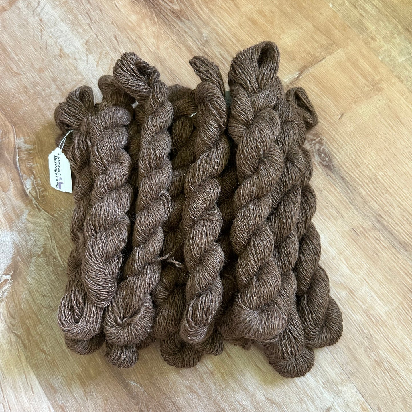 2025 Great Tennessee Yarn Tour Mini Skein — Natural Brown Alpaca, Merino & Silk Blend