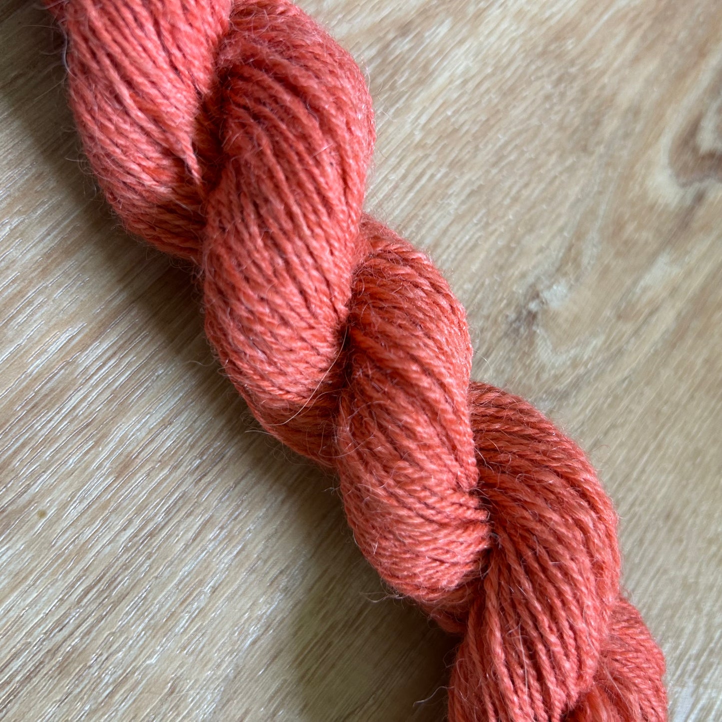 Deep Sea Spray & Tangelo Mini Skeins — 80% Alpaca / 20% Merino Fingering Weight