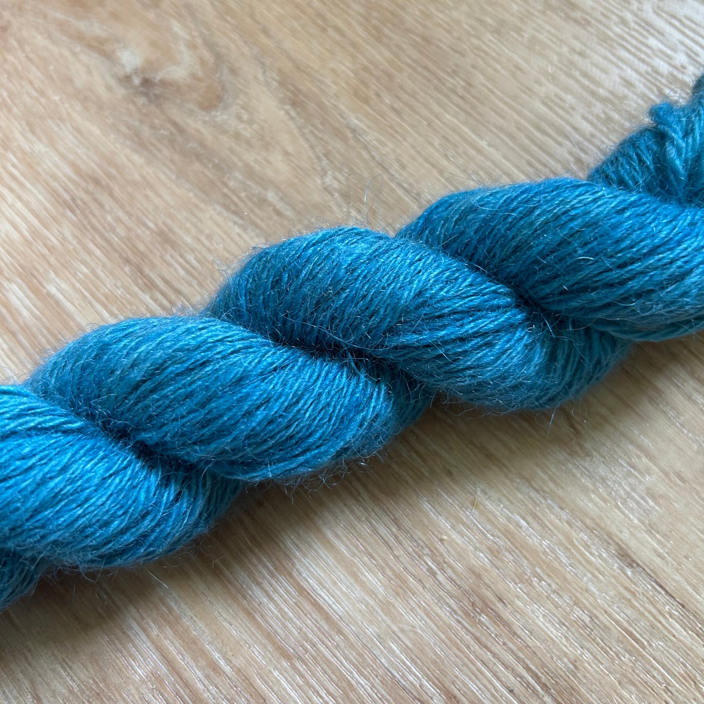 Deep Sea Spray & Tangelo Mini Skeins — 80% Alpaca / 20% Merino Fingering Weight