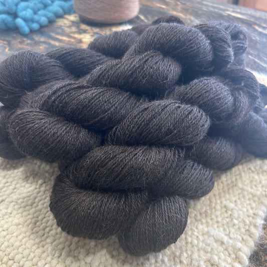 Mystery - Black Alpaca/Merino Blend Sport