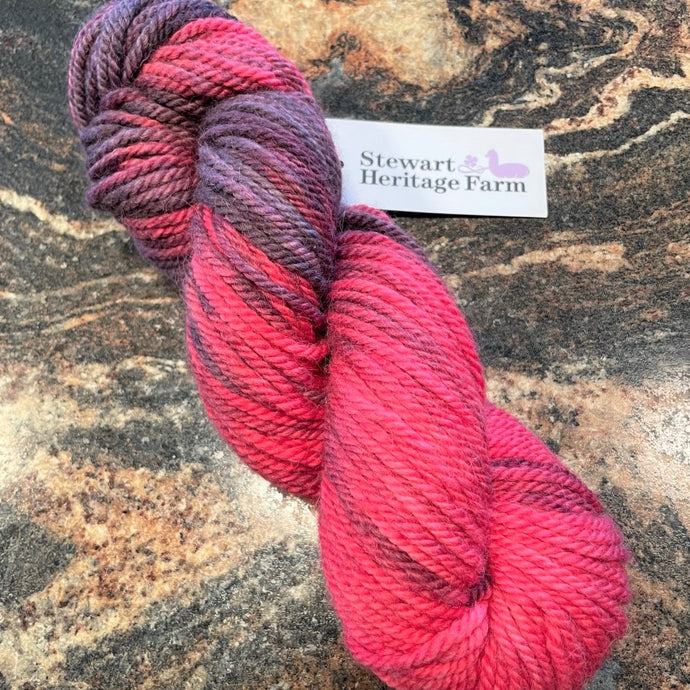 Alpaca/Merino Blend Bulky Merlot Yarn