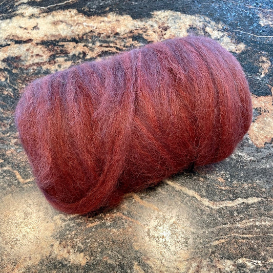 Chic Pea’s Rustic Red Roving