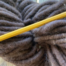 Load image into Gallery viewer, Dark Brown Core Spun Alpaca Rug Yarn
