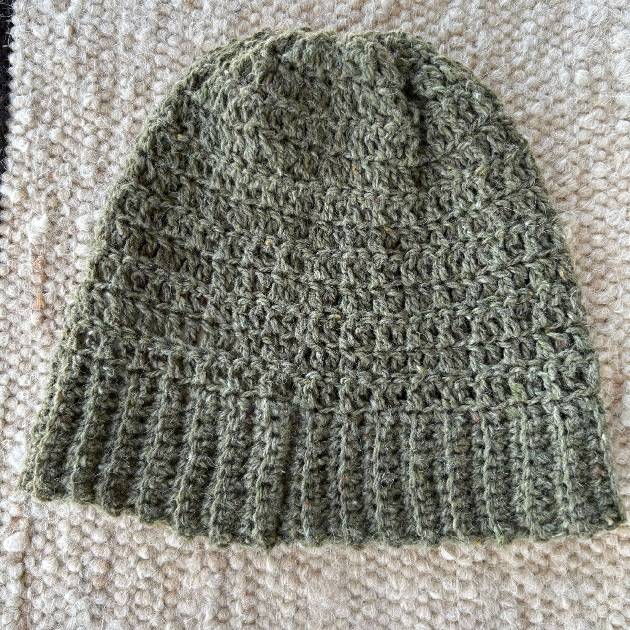 Olive Tweed Alpaca Merino Hat