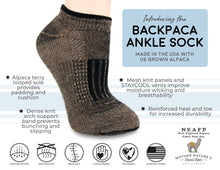 Load image into Gallery viewer, Backpaca Ankle Sock
