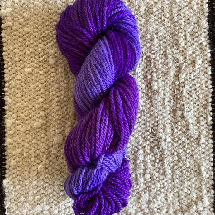 Alpaca/Merino Hand-Dyed Yarn - Purple