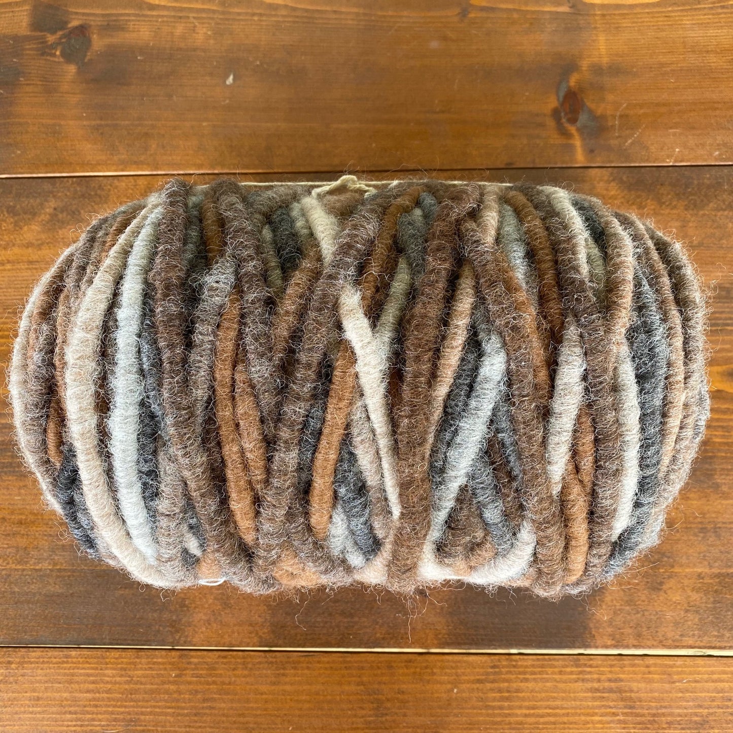 Variegated Alpaca Rug Yarn Bump